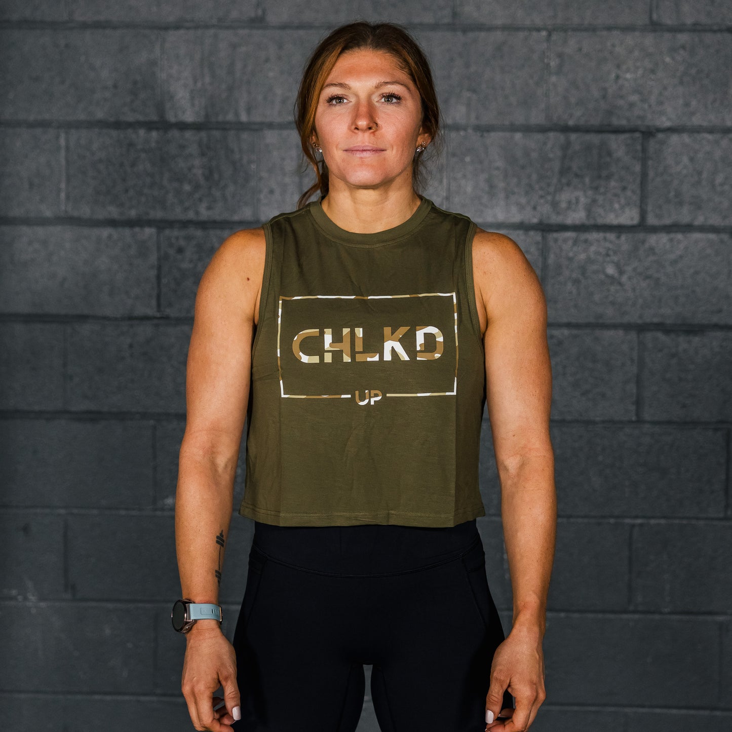 Momentum Crop - Camo Block