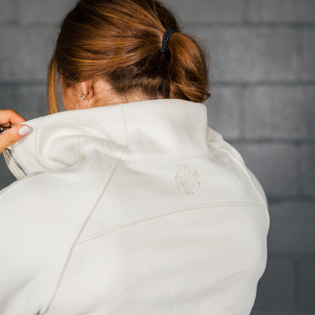 Ember Cropped Half-Zip Sweatshirt