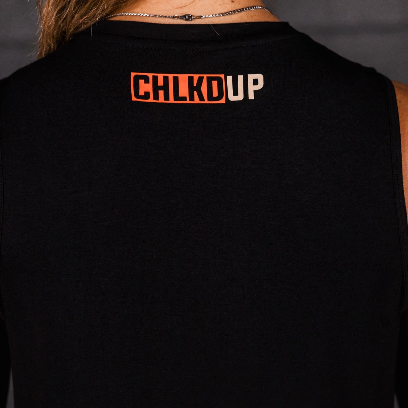 CHLKDUP "Earn It" Performance Crop